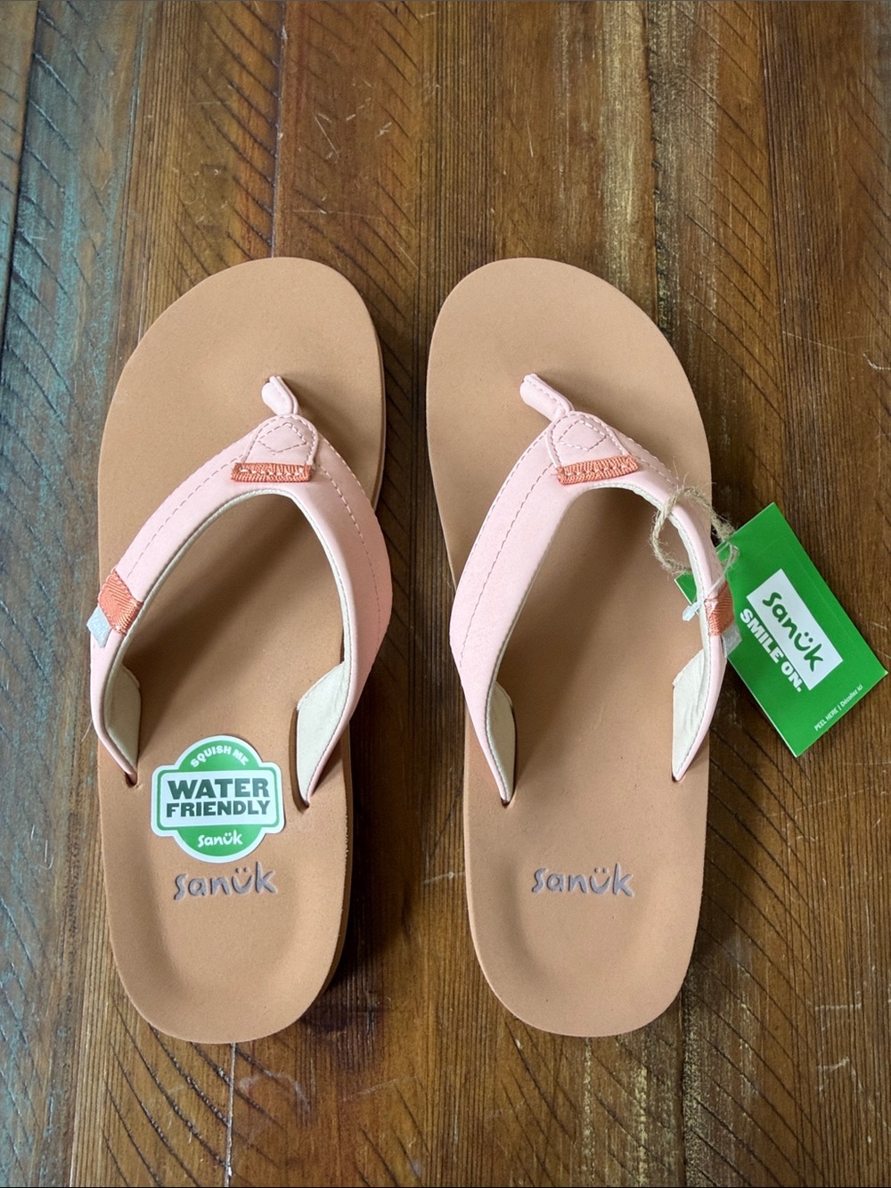Women’s Sanuk Flip Flop Sandals Shoe New NWT 9